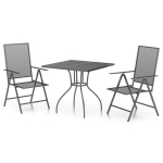 vidaXL 3-osaline aia s&ouml;&ouml;gim&ouml;&ouml;bli komplekt, antratsiithall, teras