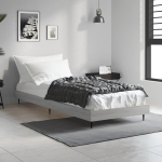 vidaXL voodiraam, hall Sonoma tamm, 75x190 cm, tehispuit