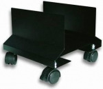 Techly CPU Steel Holder with Wheels, Black (303294)