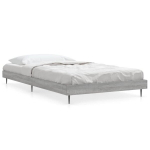 vidaXL voodiraam, hall Sonoma tamm, 90x190 cm, tehispuit