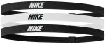 Peapaelad Nike Elastic Headbands 2.0 3P White Black N1004529 036