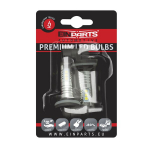 Auto LED Pirnid EinParts H27W 6000K 12V - 2 tk