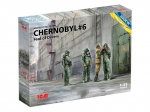 Liimitav mudel ICM 35906 Chernobyl #6 Feat of Divers (3 figures) 1/35