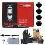 Parkimiss&uuml;steem 4 anduriga 22mm koos Batmani stiilis LED-ekraan EinParts, Must