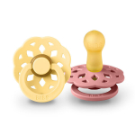 Lutid Bibs Boheme, 2 tk, 0-6 kuud (Pale Butter/ Dusty Pink)