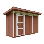 Kvaliteetne aiakuur Timbela M902, 239 x 161 x 412 cm, v&auml;rvikomplektiga Redwood Red