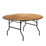 &Uuml;mmargune puidust laud Tonro, 120 cm