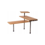 Nurgak&ouml;&ouml;giriiul, bambus - 3 taset, 4 konksu