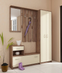 Esikum&ouml;&ouml;bli komplekt I, pruun/kreem