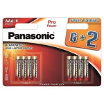 Patareid Panasonic LR03PPG/8B (6+2)