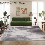 1250g/㎡ Kommertsvaip 12mm Paksusega &ndash; Kaasaegne Abstraktne Geomeetriline Disain., 39,37 * 63 colių / 100 * 160 cm