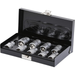 Padrunite komplekt 1/2'', Torx-E, 9 osa, E10-E24, KS Tools