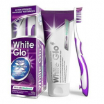 Valgendav hambapasta White Glo 150 g + kingituseks hambahari