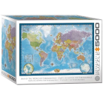 Pusle Eurographics, 8520-5890, Map of the World, 5000 tk