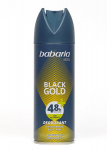 Deodorant Babaria Black Gold, 200 ml