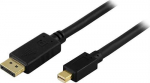 Deltaco DP-1111, DisplayPort, Mini DisplayPort, 1m