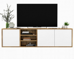 Riputatav TV Kapp Meble Lindner Wotan Tamm Valge Matt 150 cm