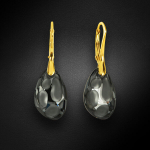 Naiste h&otilde;bedased k&otilde;rvar&otilde;ngad DiamondSky "Radiolarian (Silver Night)" Swarovski kristallidega