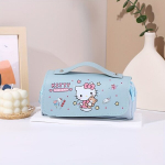 1tk Hello Kitty Pliiatsikott, Jaapani Stiilis, Suur Mahutavus, Multifilmi Kirjatarbed Kott., Mėlyna