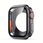 2-&uuml;hes Apple Watch Korpus, &Uuml;lilook, Sobib Seeria 9 8 7 6 45MM, Originali ma&scaron;ina juoda