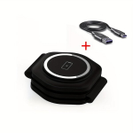 Klapitav 3-&uuml;hes juhtmevaba laadimisjaam, USB-C Magnetiline Laadija iPhone ja Apple Watch jaoks., Juoda
