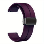20mm 22mm Kiirkinnitusega Silikoon &Otilde;huke Nutikellarihm Samsungile Amazfit 4 5 GTS 2 Bip Lite., Vaisiai Violetinė