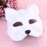 Fox Mask tantsupidu soosib Mardi Gras mask k&auml;sit&ouml;&ouml; maskeraadi mask Halloweeni mask Rekvisiit Therian Wolf Mask karvane mask Looma mask Cosplay