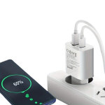 Komplekt 25W 2-Port USB C Kiirlaadija Koos Kaabliga.