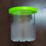 Ninja Creami Deluxe 24 oz pint konteinerite komplekt silikoonkaantega, BPA-vaba., Žalia
