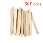 50/100tk, Looduslikud Puidust J&auml;&auml;tisepulgad J&auml;&auml;tise Tarvikud DIY jaoks Pulgad., 50 vnt