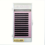 Qeelasee L-kujulised Kunstnaaritsa Ripsmepikendused, 8-15mm, Mahulised Individuaalsed Ripsmed., L+