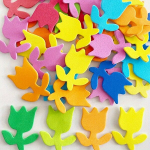 EVA Vahtkleebised Isekleepuv Geomeetria Puzzle Lastele &Otilde;ppe DIY M&auml;nguasjad., 34 vnt Drugelis