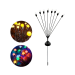 12LED P&auml;ikesetoitega Lepatriinude Kerged Veekindlad Aialambid Terrassile 4/8Led, Įvairiaspalvis