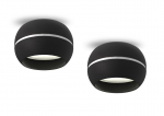 Lamp Spot GX53 Videx, must, 2 tk.