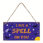 1tk Halloween Puidust Kaunistus Lilla Uks Toa Aken.