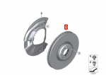BMW X5 E70 X5 E70 LCI X5 F15 X6 E71 X6 F16 Piduriketas 348x30MM ventileeritud