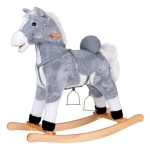 Suur hobune Hall kiikhobune + liikuv saba ja suukorv ZA5441