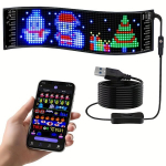 GOTUS USB-toitega LED-kerimisekraan rakenduse juhtimisega p&uuml;hade jaoks, YT32 7x17cm / 2,76x6,69