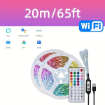 Alexa RGB LED Valgustid, H&auml;&auml;lega Juhtimine ja Rakendus, 1M / 3,28FT