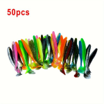50tk/kast T-saba Pehme Lant, Bionic S&ouml;&ouml;t, Kalastustarvikud Magevee- ja Soolaveekaladele, 12 cm