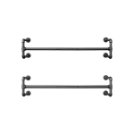 Seina riidepuu, SONGMICS, 110 x 30 x 29,3 cm, Must.