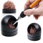 Jootekolviotsiku puhastaja &ndash; Ilma veeta kasutatav, Metallist alus, Diameeter 6,6 cm