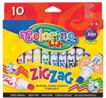 Markerid Colorino Zig Zag, 10 tk. topeltotsaga