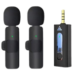 Mikrofonid, juhtmeta Lavalier mikrofon, telefon, kaamera, s&uuml;learvuti, videoblogi, TikTok, 1pack