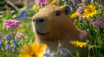 Laste radiaatori kattematt capybara 60x100