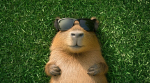Dekoratiivne radiaatorikate "capybara klaasidega" 60x100 cm