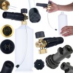 Vahtkahur Rosfix S0401 &ndash; Reguleeritav pihustusnurk, D&uuml;&uuml;s 1,23 mm, Maht 1000 ml, Komplekt K&auml;rcher adapteriga