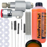 Komplekt Rosfix CleanShot &ndash; Ventiil 248 bar, Puhastuskomplekt, 2x 60 mesh filter, 1L vedelik