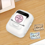 Juhtmevaba Termoprinter, P50 Tintivaba Kleebise Printer. , Baltas