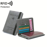 RFID Varasuvastane Harja Reisi Passihoidja Kotike., pilka